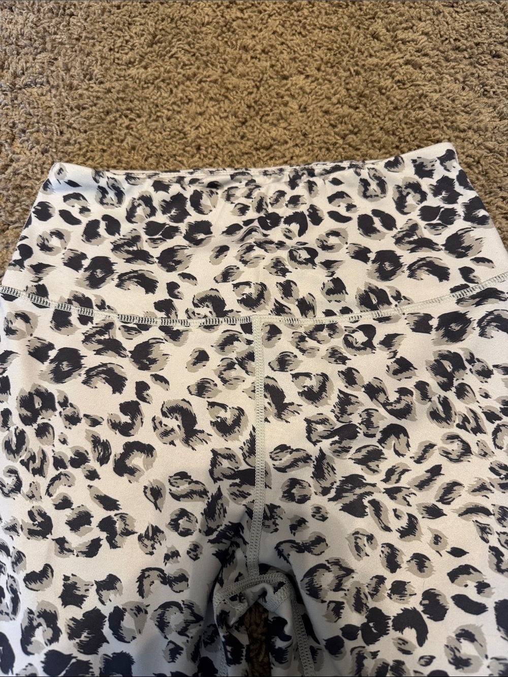 Varley Black and White Leopard Print Women’s Leggings